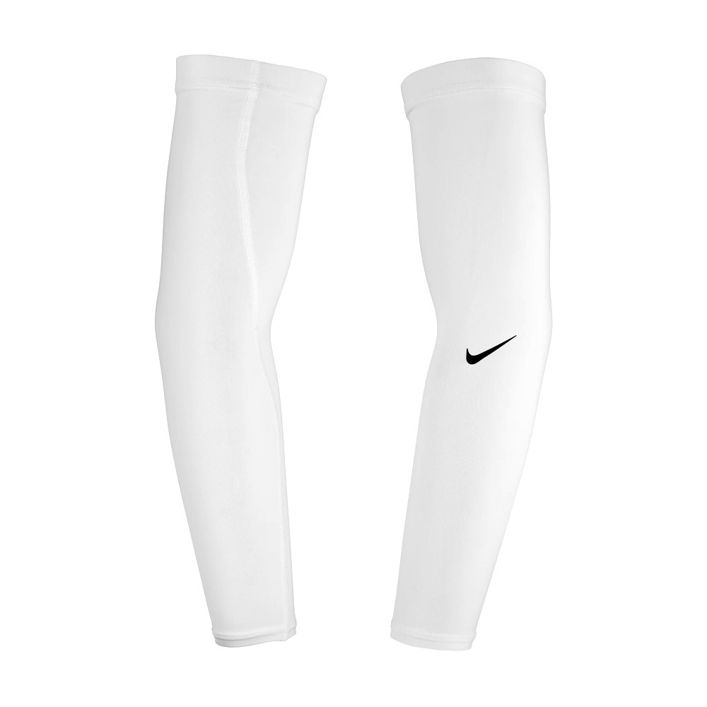 NIKE UV GOLF 臂套 2.0 一雙入 高爾夫球臂套 附收納袋 透氣 快乾 防曬 抗紫外線 柔軟 防滑 黑 白, , large
