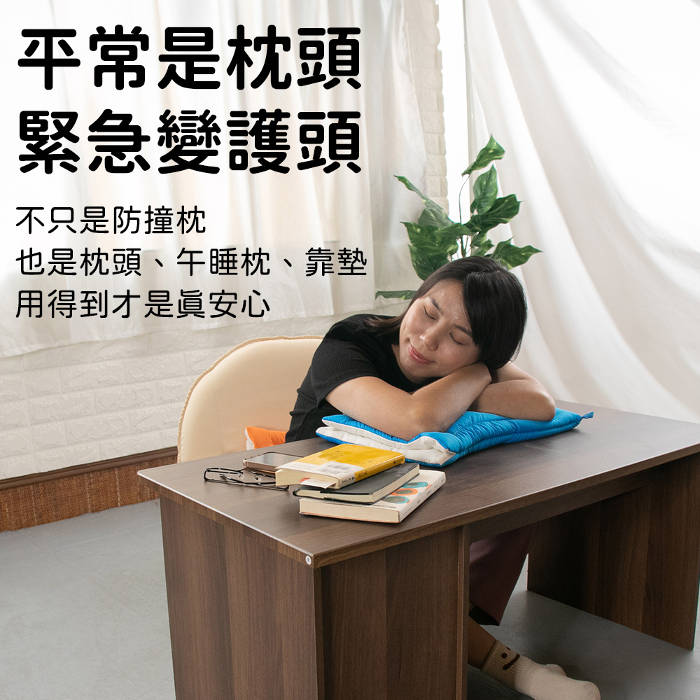 [台客嚴選] 地震護頭防撞枕-黃色, 黃色, large