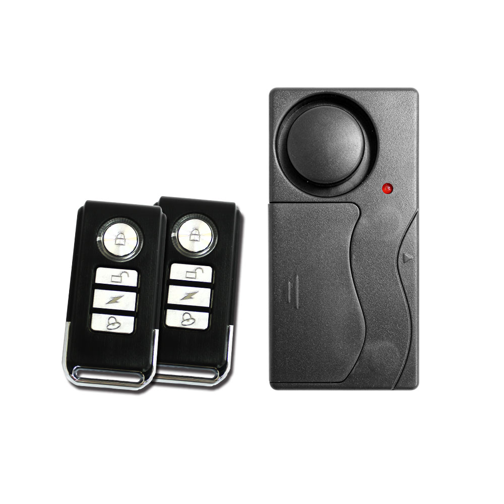 ekit 35A vibration sensor door and window anti-theft alarm 1 host to 1 remote control[E-KIT Technology lnc.], , large