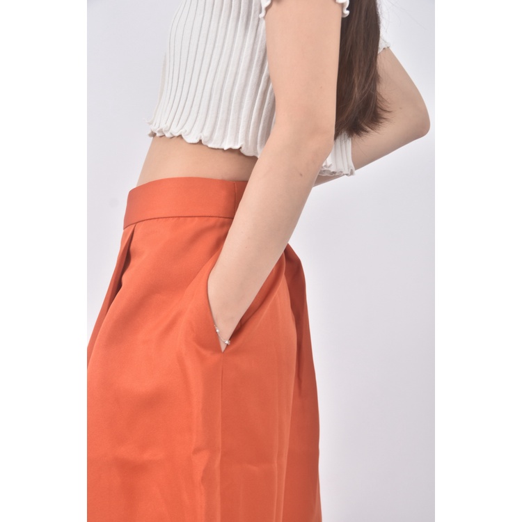 (2XL) gift me love質感橘色長裙二手衣, , large