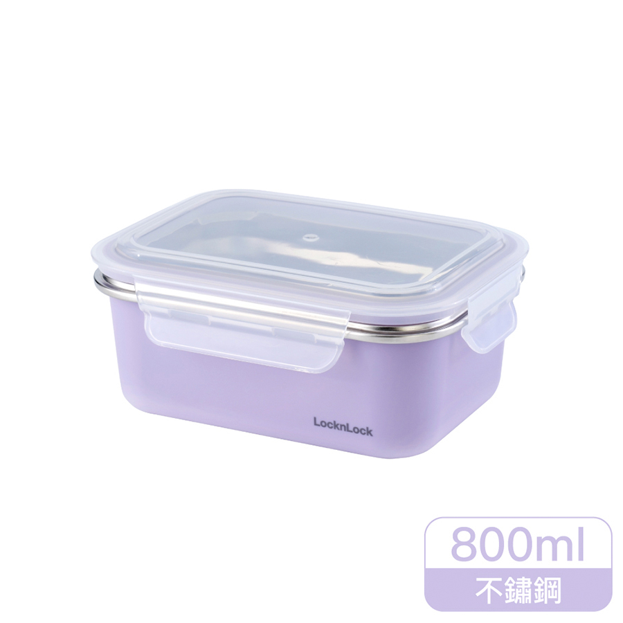 樂扣玩美不鏽鋼隔熱便當盒800ml, , large