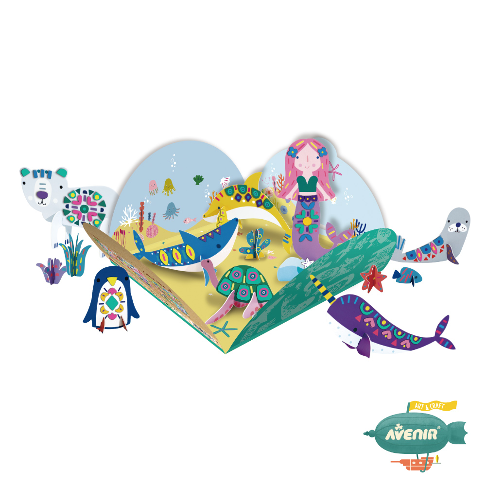 Stick ‘N’ Play-Polar and Sea Animals, , large