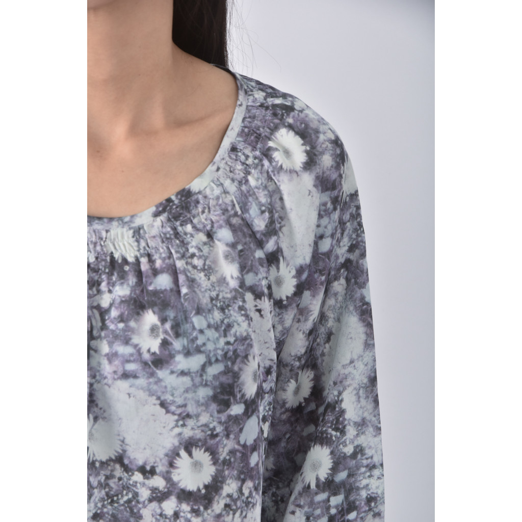 (S) just miss質感暈染紫色長袖上衣二手衣, , large