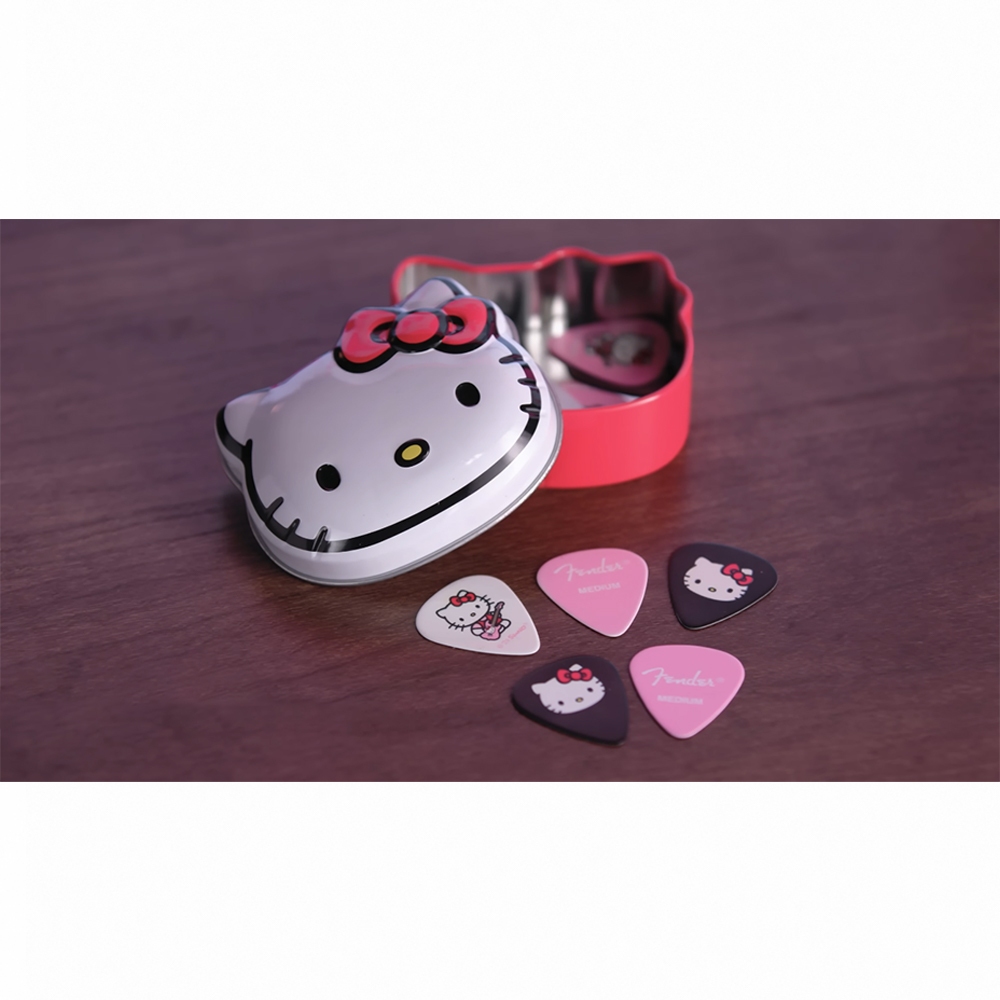 【預購】Fender x Hello Kitty 18 Pack Pick Tin 聯名款匹克套組【敦煌樂器】, , large