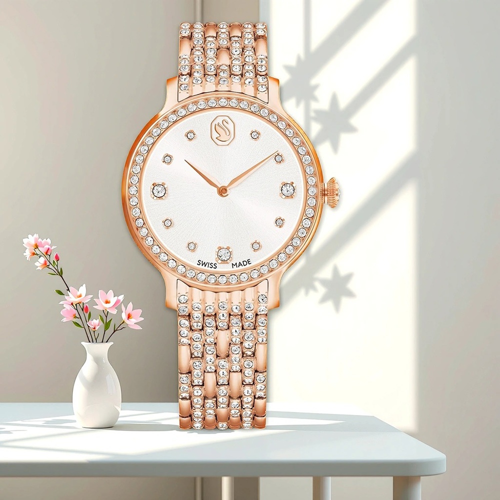 SWAROVSKI 施華洛世奇 Imber 流動美感時尚手錶 女錶-31mm 送禮推薦 5713883, , large
