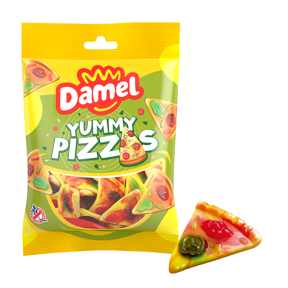 Damel Pizza Shape Gummy, , large