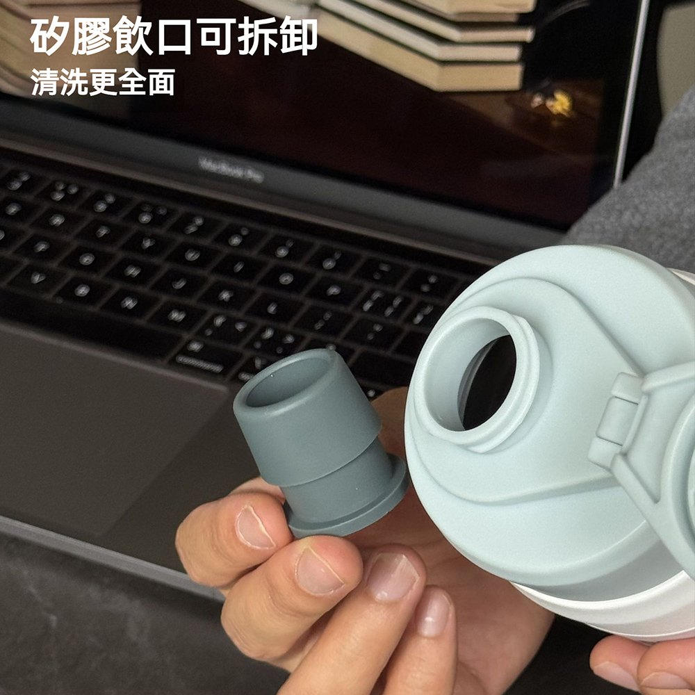 【H&R安室家】TYESO泰碩 提把304不鏽鋼保溫瓶750ml(H74), , large