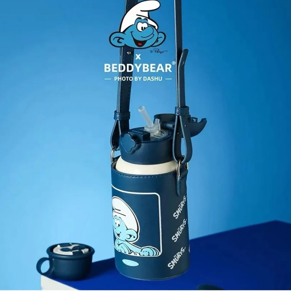 【BEDDYBEAR】Bear Four-Leaf Clover Children's Thermos Flask 630ml, , large