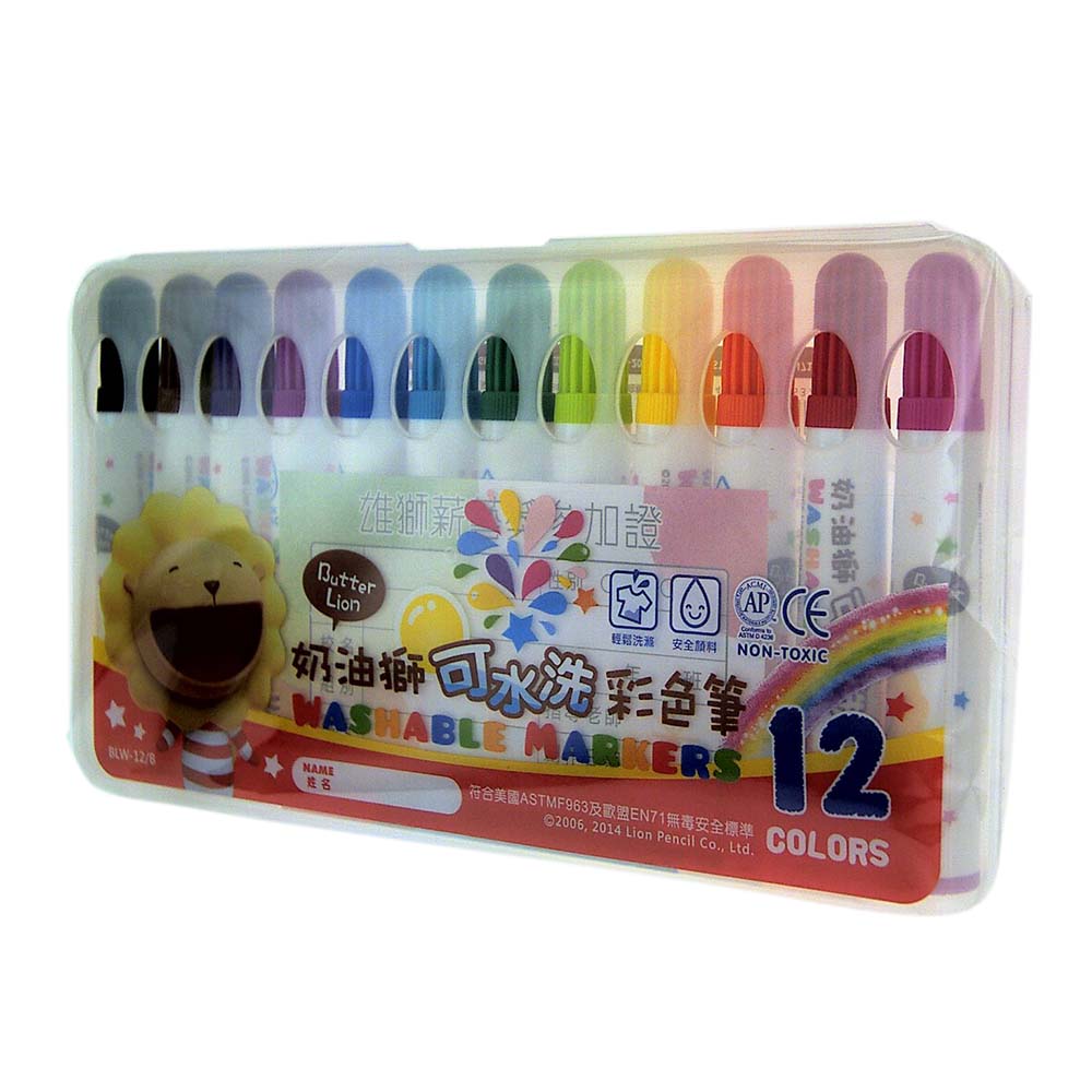 Lion Color Pen 12 Colours, , large