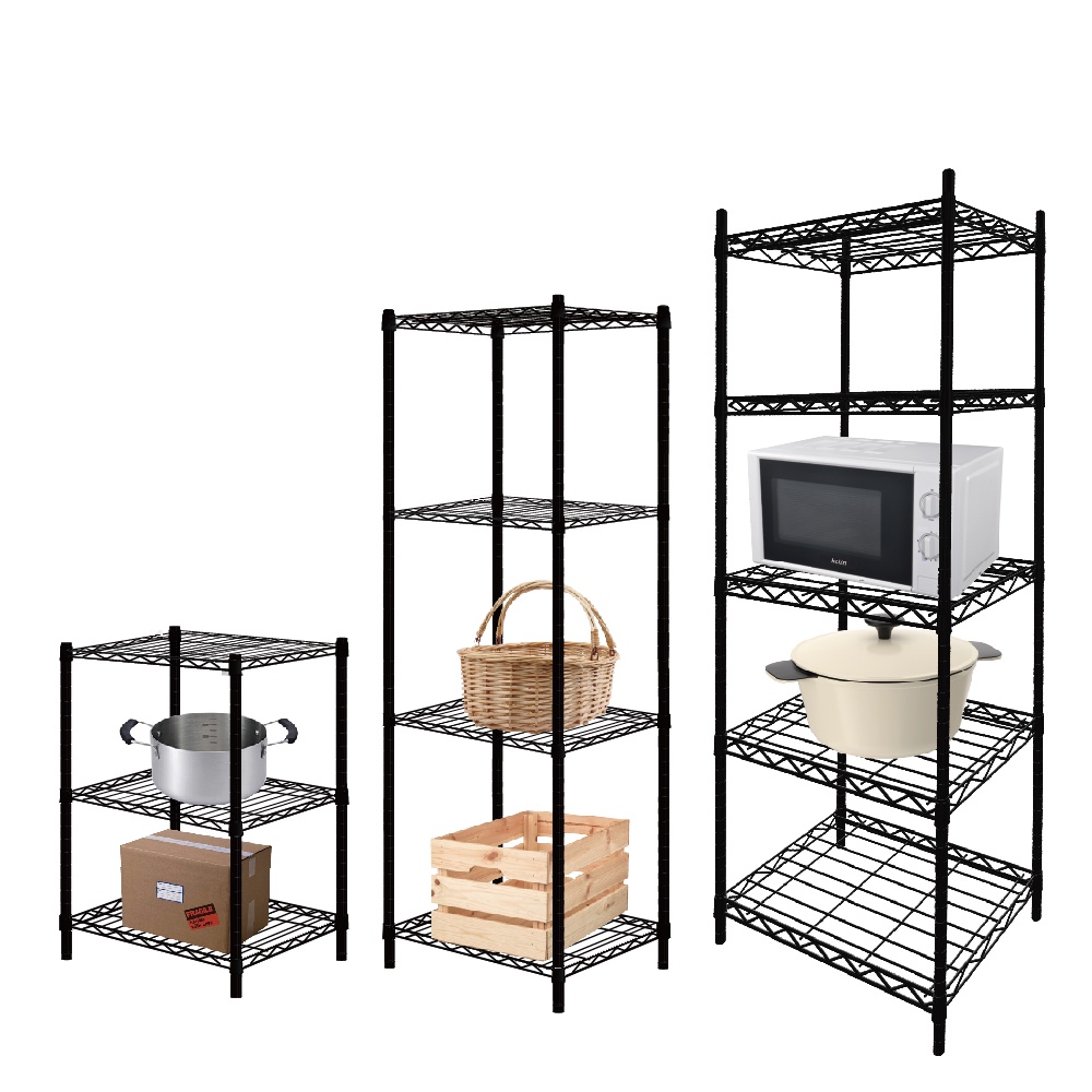 KIWISH 46X40 Multi-Size Storage Rack Heavy Duty Metal Shelving Unit, Made in Taiwan, Free Shipping, , large