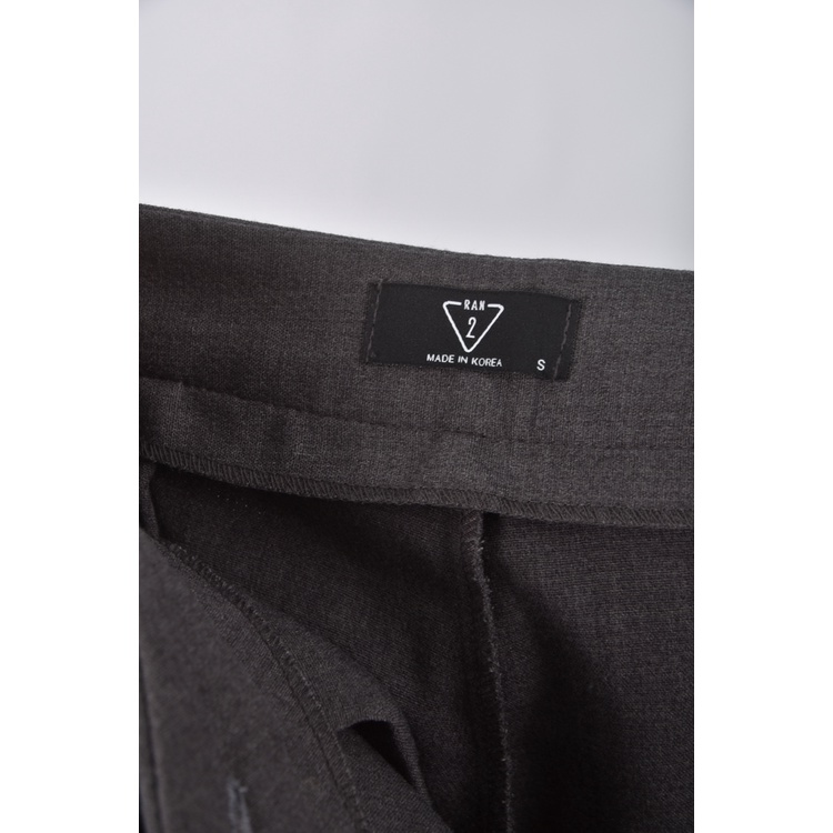 (S) ran 2高腰質感灰色長褲二手衣, , large