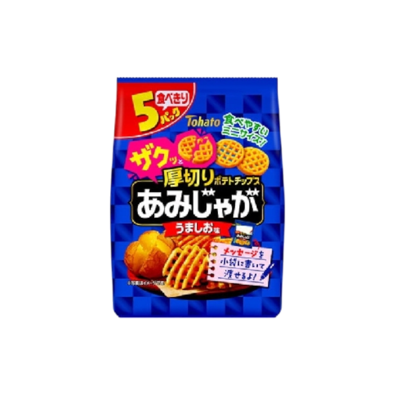 AMIJAGA POTATO SNACK SALT FLAVOR 5P