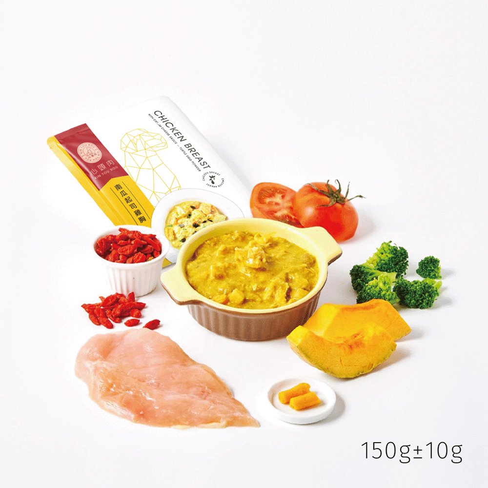 【心頭肉】狗狗鮮食包 150g 綠咖哩牛菲力 30包｜寵物鮮食｜即開即食｜狗罐頭｜狗餐包, , large