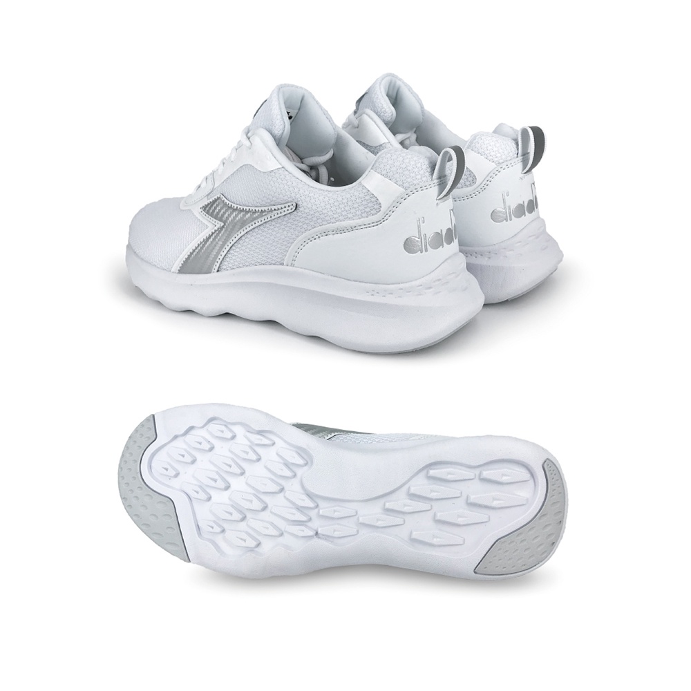 DIADORA迪亞多那 生活時尚運動鞋 男運動鞋 男鞋 反光 電繡 透氣 散熱 Q彈 減壓 彈力 輕量 止滑 黑 白, , large