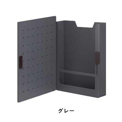 *需預訂【KING JIM】HARU PEGGY 個人磁力洞洞板置物箱 M號 (PGH200)白, , large