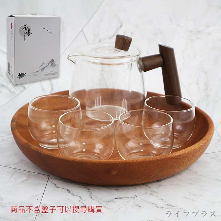 Kiyodo可直火玻璃泡茶-五件套-2組, , large