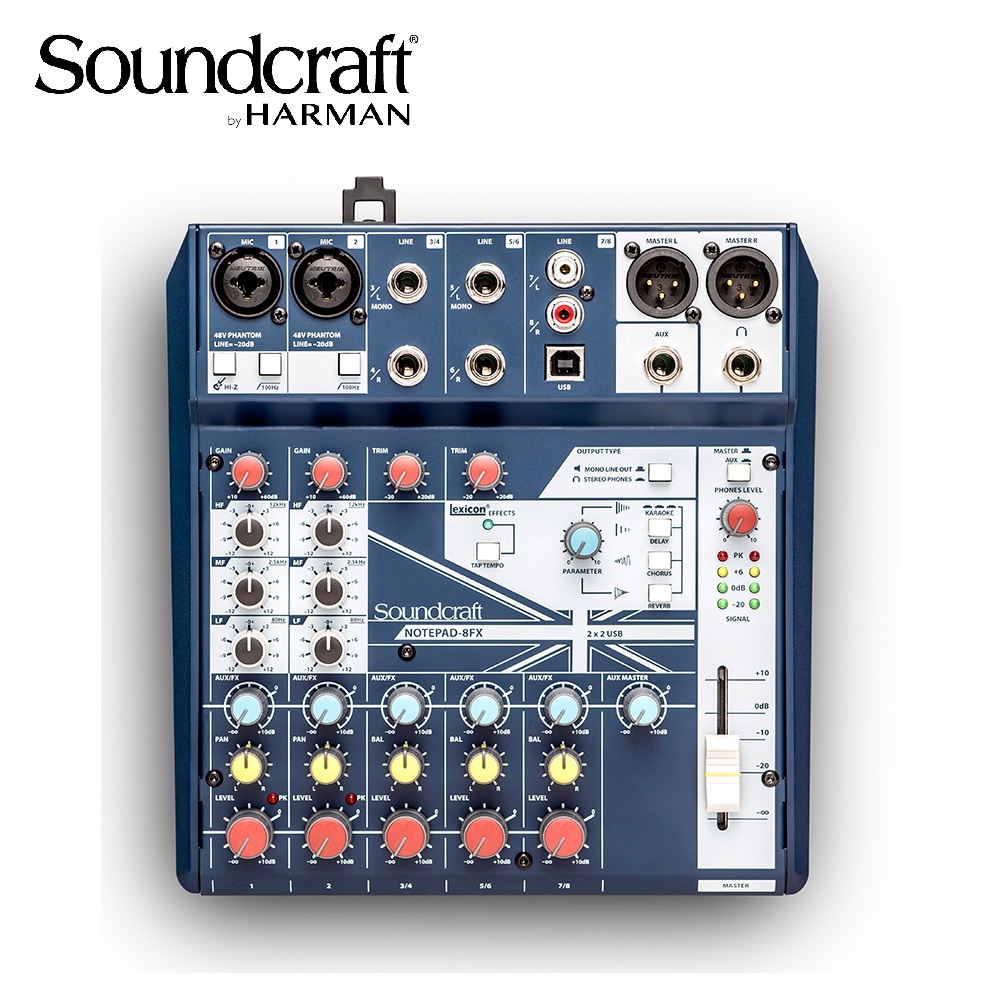 Soundcraft Notepad-8FX 混音器【敦煌樂器】, , large