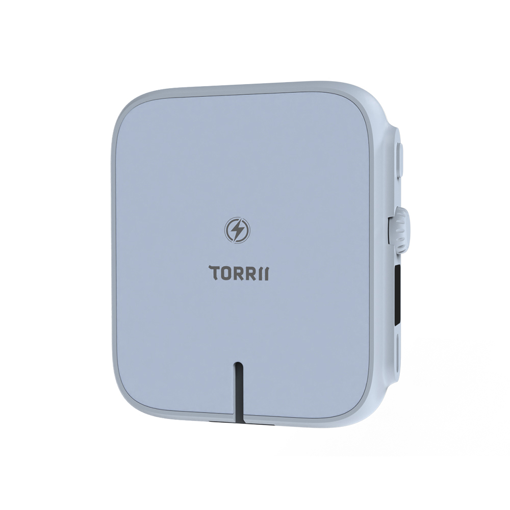 【TORRII】5000mAh LUNA 月光充補光燈磁吸行動電源 行充 行動充 磁吸充電(藍色)