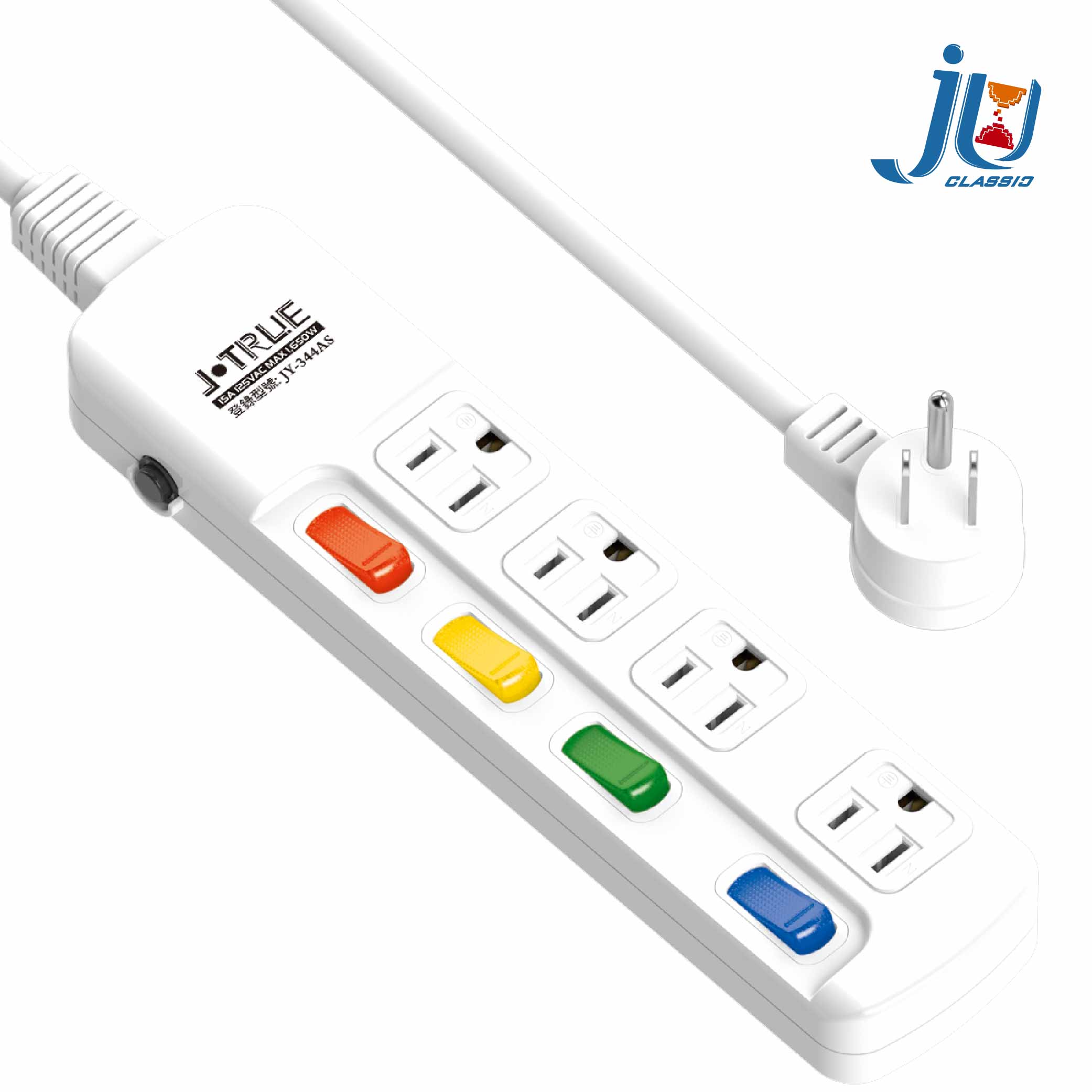 4-out-4-prong extension cord - dustproof -15 feet, , large