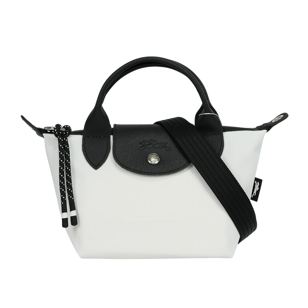 LONGCHAMP LE PLIAGE ENERGY 迷你再生帆布二用包/白色, , large
