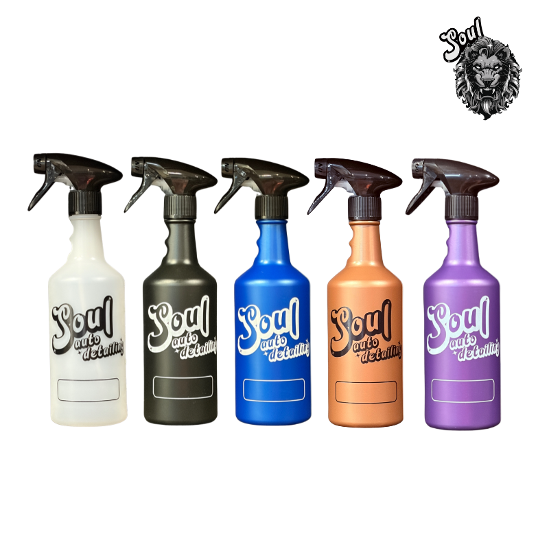 【Soul】 Soul 義大利製噴頭 耐酸鹼噴霧瓶 500ml 台灣加厚HDPE瓶身 28/410牙規 酒精噴瓶 洗車工具