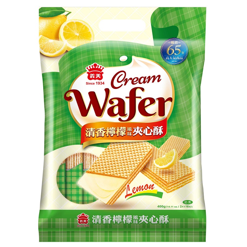 I-MEI Lemon  cream wafers, , large