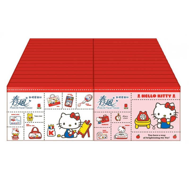 春風Hello Kitty袖珍包面紙10PCx30包x20袋