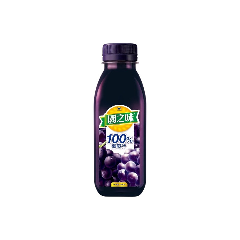 園之味100果汁-葡萄PET400ml, , large