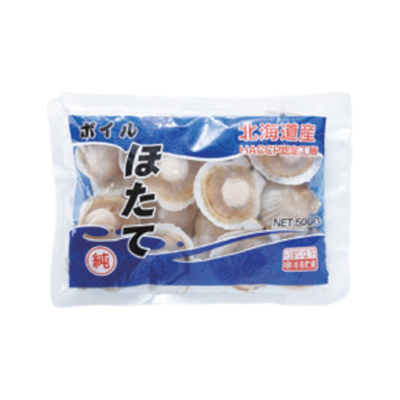 冷凍無卵半殼蝦夷貝, , large