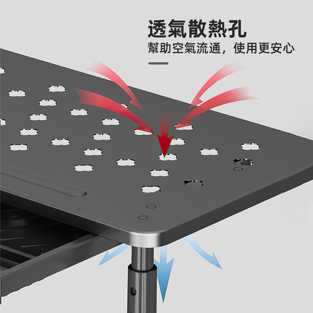 【上手家居】三段升降螢幕增高架(螢幕置物架/增高架/桌面增高架/電腦螢幕架), , large