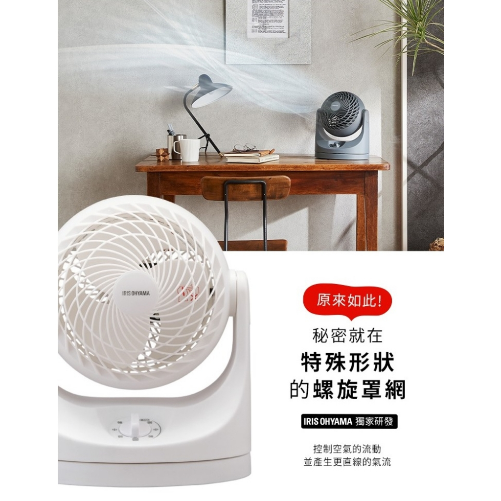 IRIS OHYAMA PCF-MKM15 空氣循環扇 4坪 循環扇 電風扇 馬卡龍 公司貨, , large