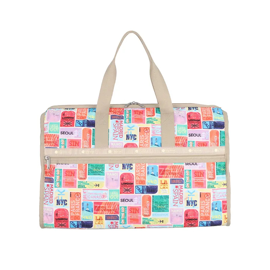 Lesportsac Deluxe Lg Weekender 奢華大型旅行袋 / 旅人的印記, , large