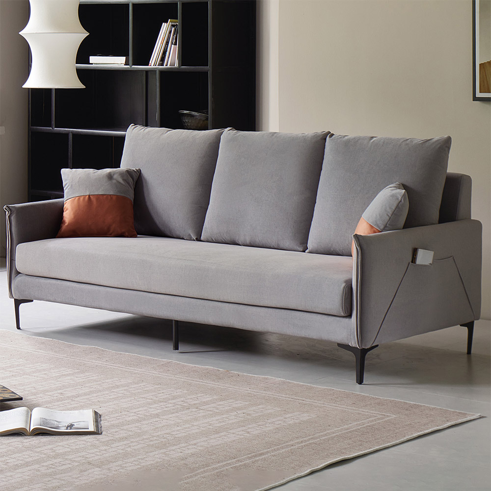 【Hampton 漢汀堡】瓦爾德貓抓布三人沙發, , large