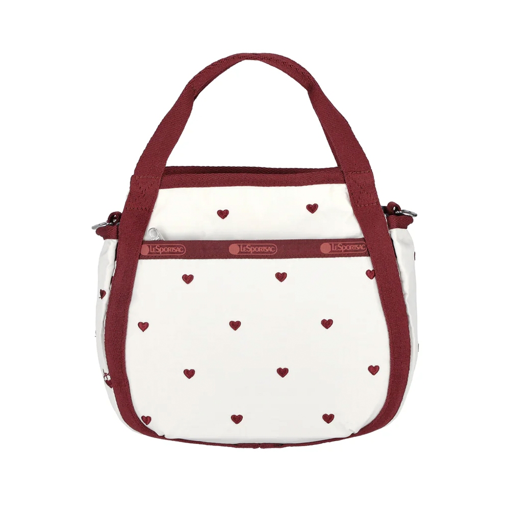 |快速出貨|Lesportsac Small Jenni Crossbody 斜背手提兩用包/ 莓果心刺繡, , large
