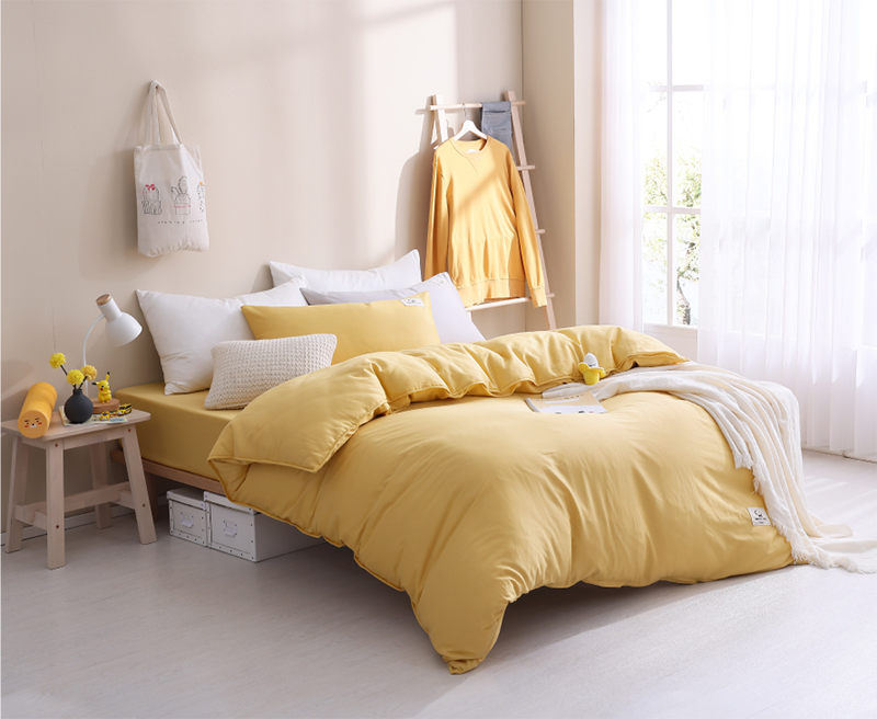 【Darphia 朵法亞】繽紛織品套組_雙人_( 枕套x2 兩用被x1 厚床包x1 ), , large