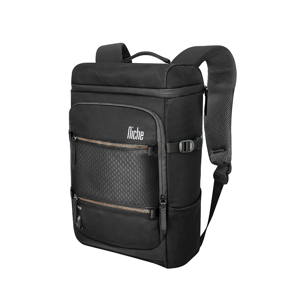【Niche 樂奇】城市旅人天琴座商務後背包 N-19301 筆電包 手機包 3件一組, , large