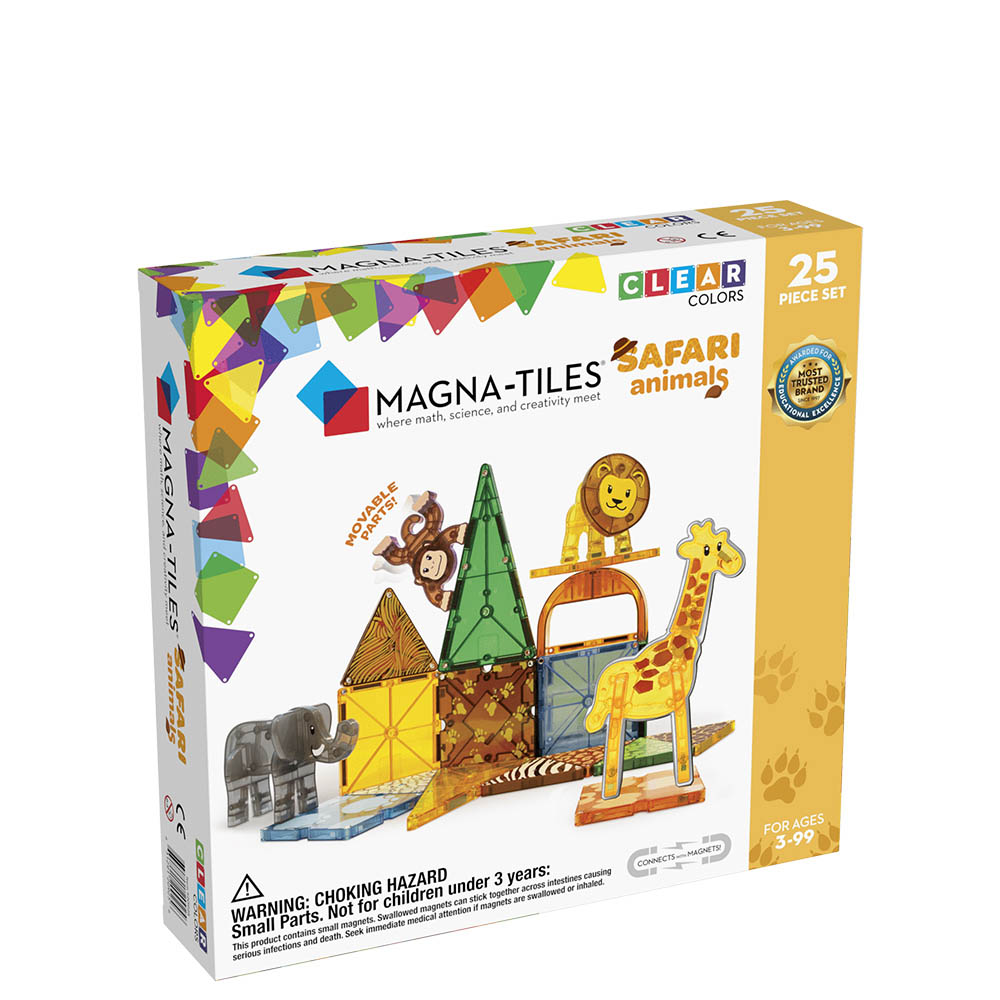 Magna-Tiles 磁力積木25片-非洲動物, , large