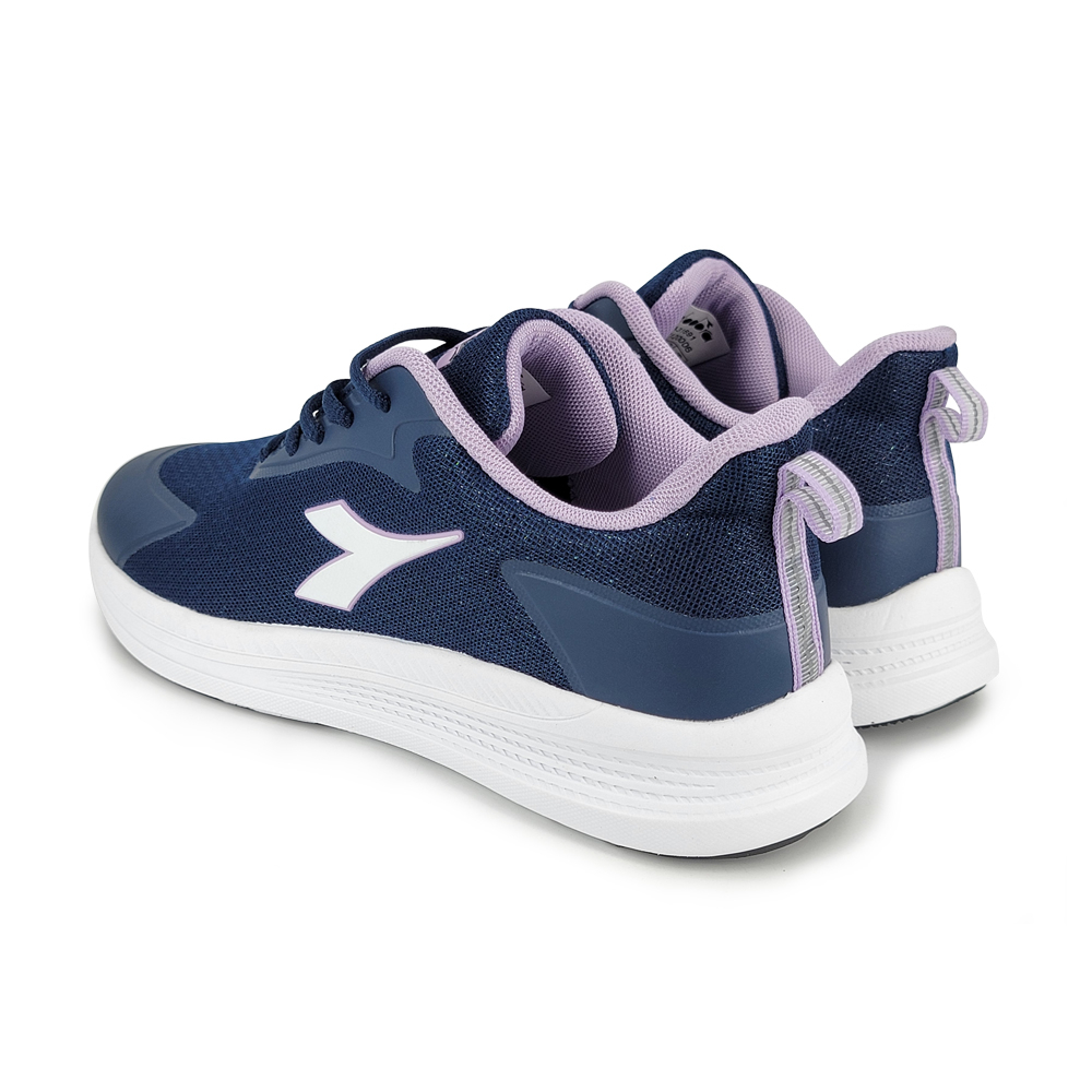 DIADORA迪亞多那 超輕量避震慢跑女鞋 女運動鞋 散熱 排汗 透氣 吸震 回彈 減壓 保護後跟 耐磨 止滑 紫 黑綠, , large