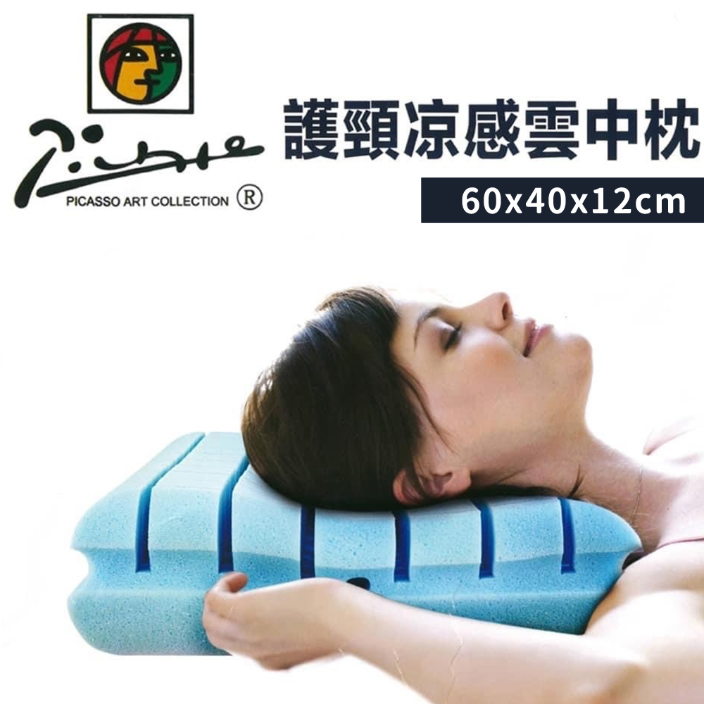 【HBS】Picasso Neck Protector Cooling Cloud Pillow 60x40cm/pack, , large