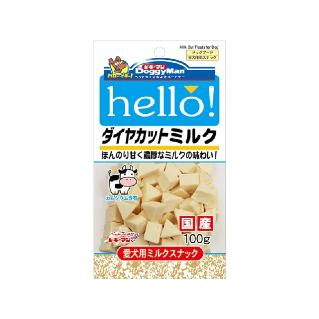 Doggyman犬用Hello角切乳香牛奶塊-100g