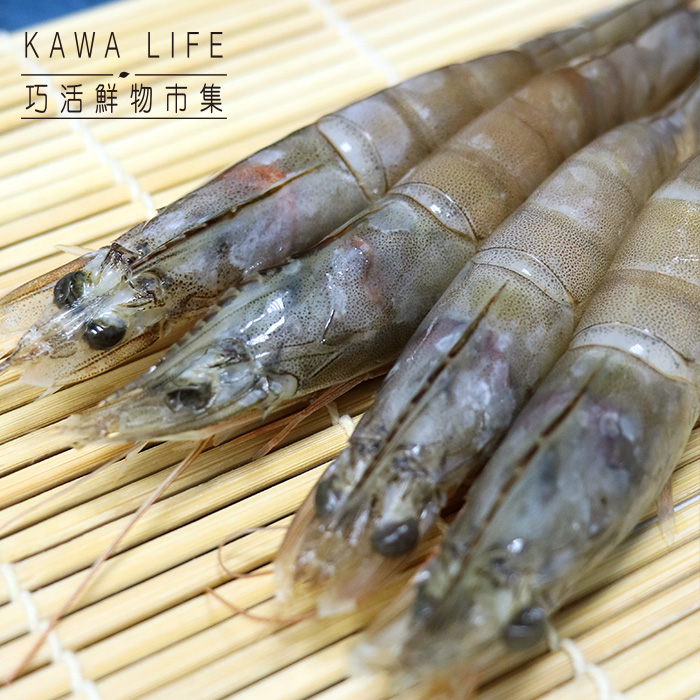 [KAWA巧活]小紅帽南美鮮凍白蝦30/40(800g), , large