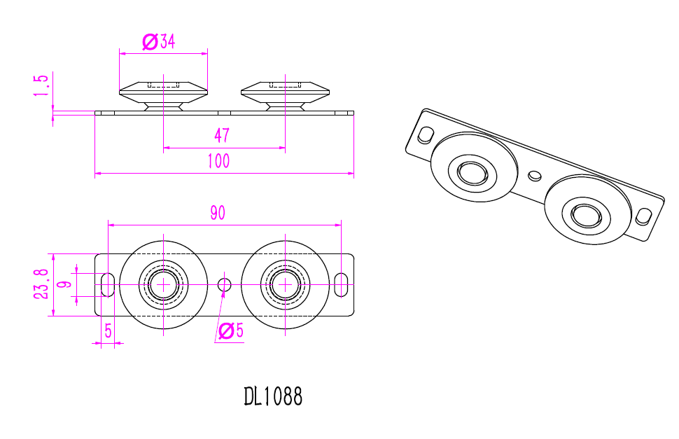 Parallel Upper Roller, , large