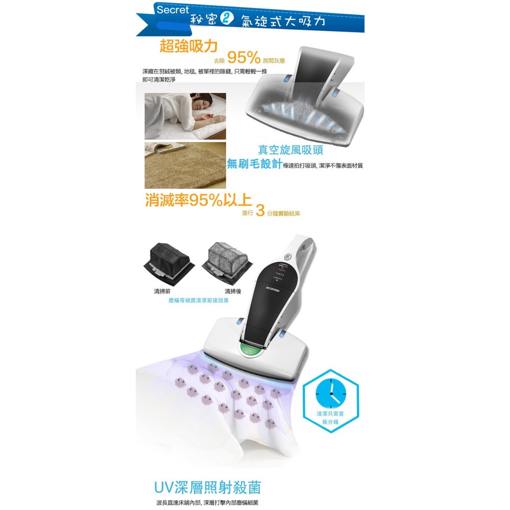 日本 IRIS IC-FDC1 紫外線殺菌除蟎 無線吸塵器 _ 公司貨, , large