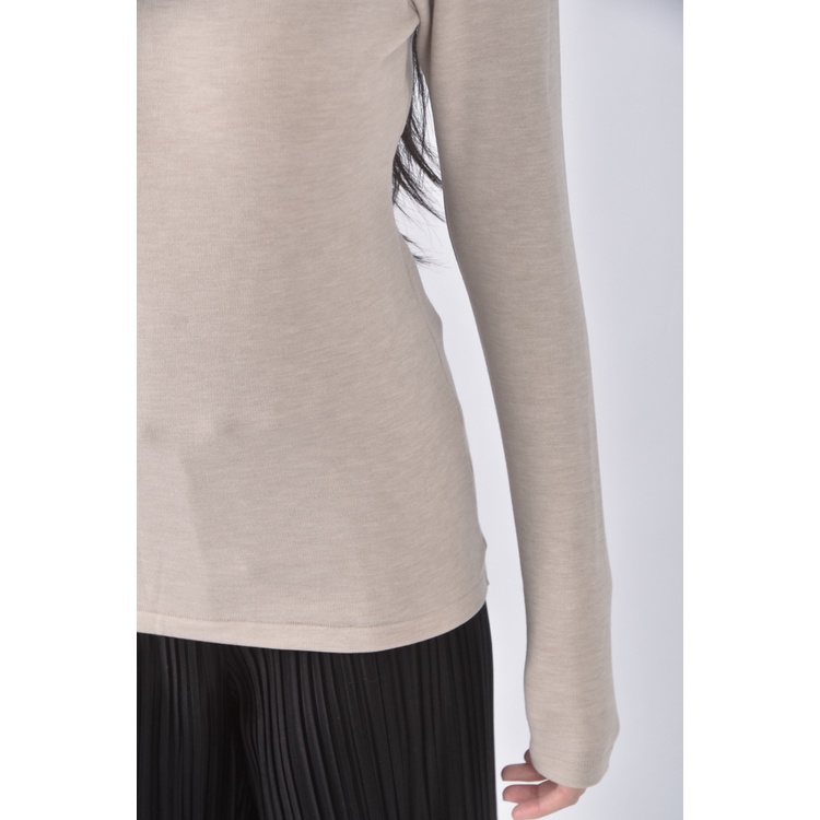 (S) uniqlo質感棕色長袖上衣二手衣, , large