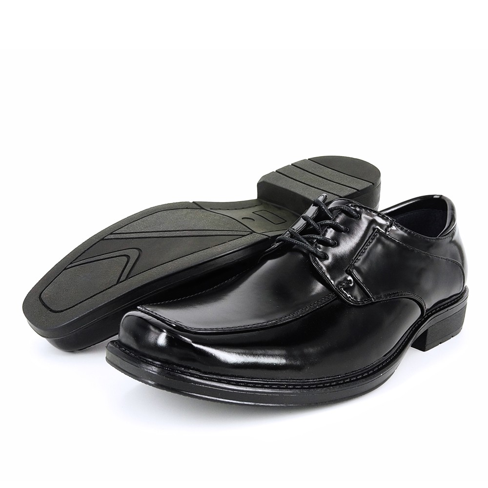 男士皮鞋 商務皮鞋 英倫皮鞋 正式皮鞋 休閒皮鞋 綁帶皮鞋 亮面皮鞋 寬楦 好穿脫 結實 散熱 透氣 耐磨 止滑 黑, , large