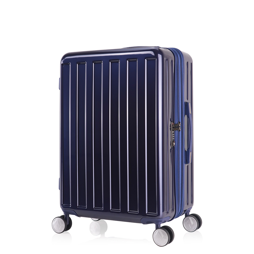 【ALLEZ】"Container Series" 28-inch Expandable Luggage Navy Blue, , large