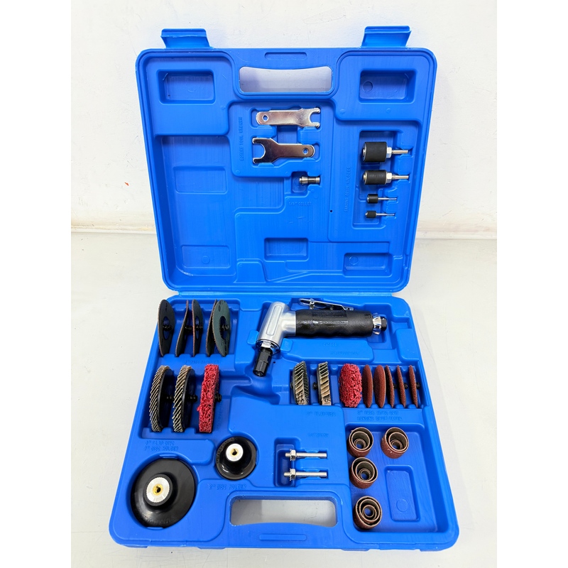 TW-1443K GEARLESS AIR ANGLE DIE GRINDER TOOL KIT, , large