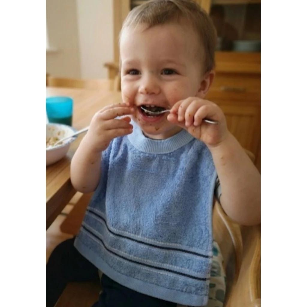 凱美棉業 | 5入組 隨機出色 MIT台灣製 親膚棉柔 純棉吸水兒童圍兜 歐色條紋款, , large