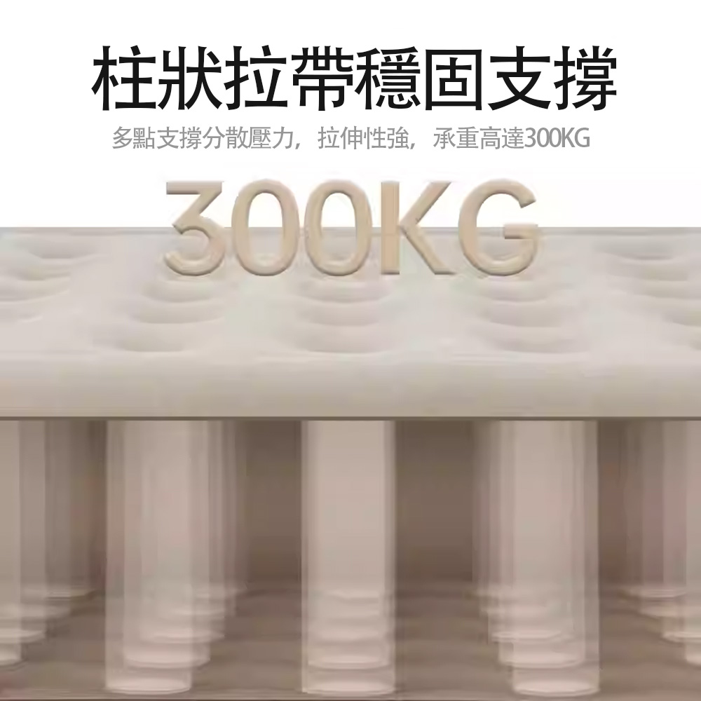 蝸牛叔叔露誉充氣床垫-雙人款（露營必備 打地鋪 靜音睡墊 加大露營墊 ）, , large