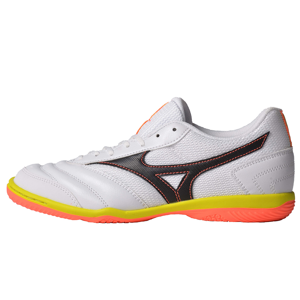 MIZUNO MRL SALA CLUB IN 白黑 成人室內足球鞋 平底足球鞋 寬楦 Q1GA230381 【樂買網】, , large